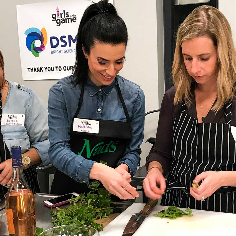 Team Nad's | Girls in the Game - Women Empowerment | Natalie Ismiel Cooking