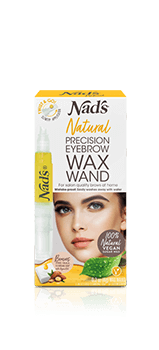 Nads Natural Hair Removal Precision Eyebrow Wax Wand