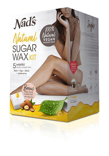 Nads Natural Hair Removal Sugar Wax Kit